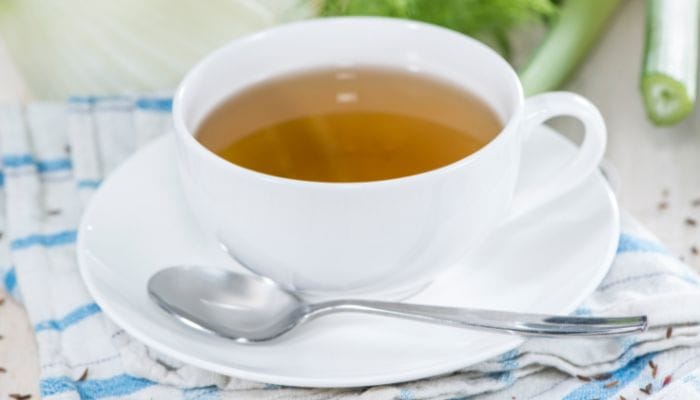 chá de erva-doce
